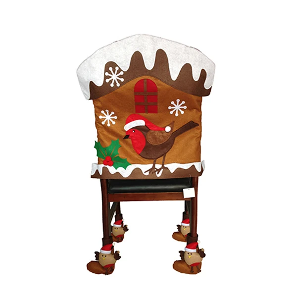 New santa chair back covers home decoration gift Christmas Chair Cover