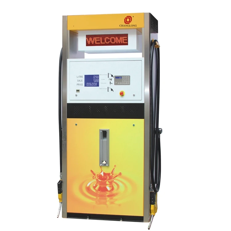 High flow fuel dispenser display meter fuel dispenser