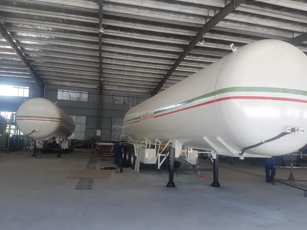 GOOD PRICE Axles 45000 Liters Storage Tanker LPG Gas Tank Semi Trailer for Sale