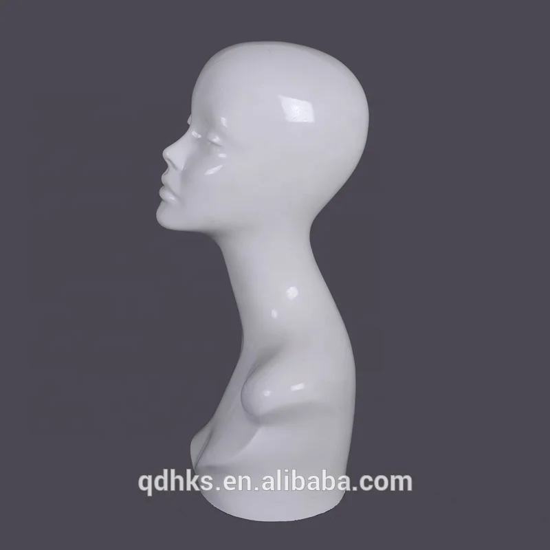 Настоящие человеческие волосы манекен голова длинная шея парик