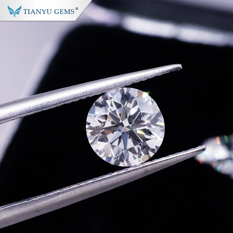 Tianyu Diamond Stock Supply DEF VVS HPHT CVDLab выросший свободный бриллиант отличный полированный белый бриллиант