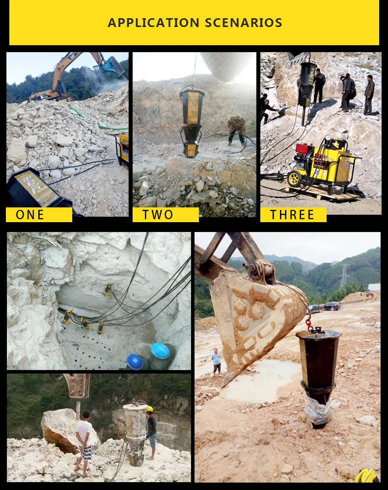 
Ultra large darda rock splitter Used hydraulic stone Splitter stone splitter machine with good price 