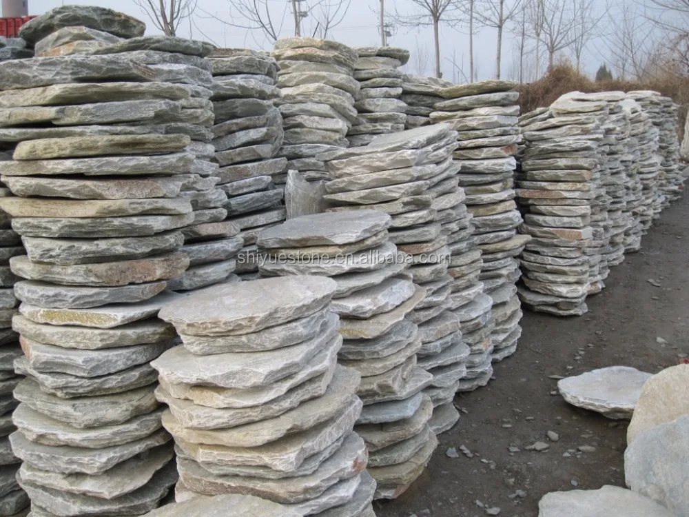 High Quality Natural Honed Outdoor Slate Stepping Stones