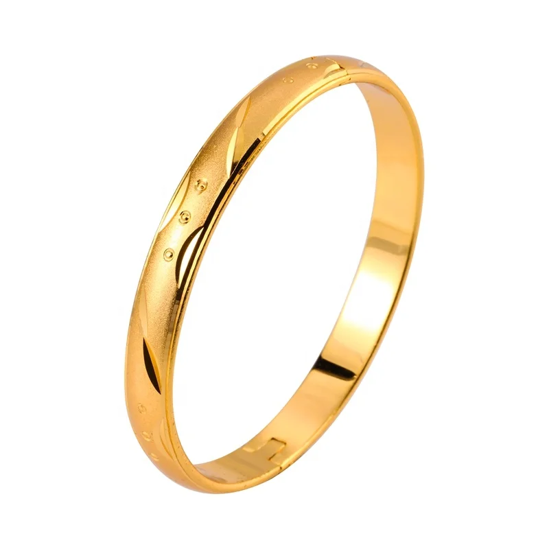 Custom marriage bracelet brass fashion jewelry 22k gold plated copper carve phoenix thick classic cuff bracelet bangle for women