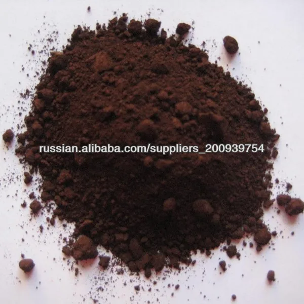 Основными видами продукции коричневый цвет оксид железа Fe2O3 для живописи