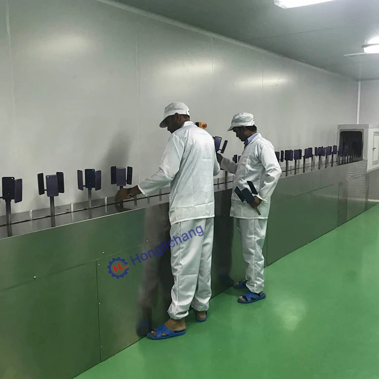 Plastic UV Varnish Paint Automatic Spraying Machine for Plastic Spray Paint Line