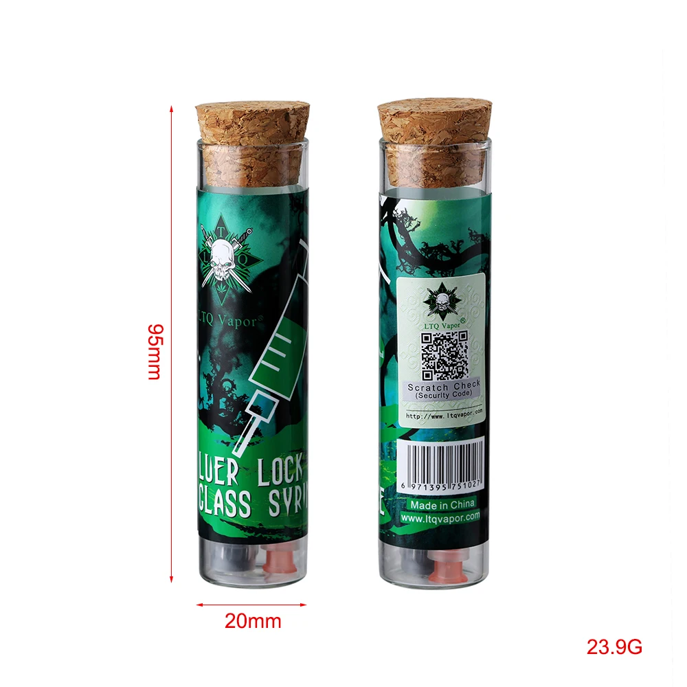 Reusable luer lock glass syringe 1ml (Shenzhen, China)