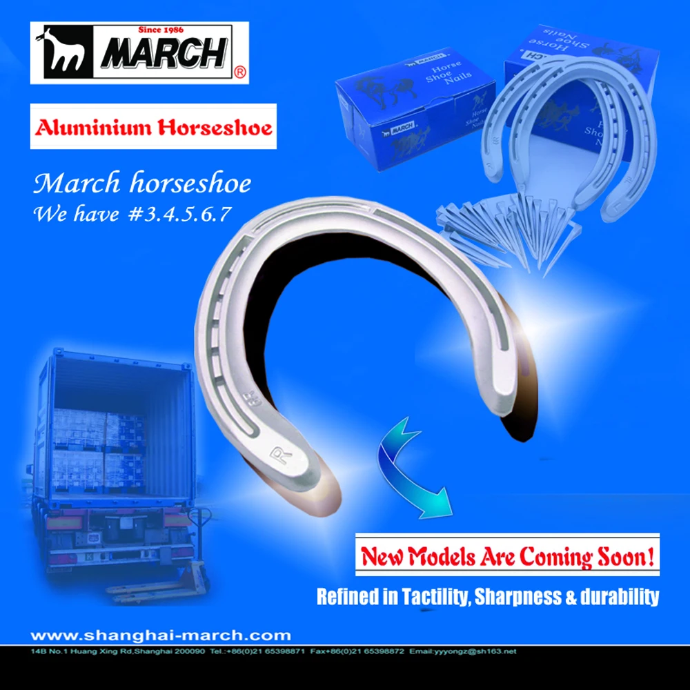 Factory directly sell aluminium horseshoes, high quality guarantee, famous brand