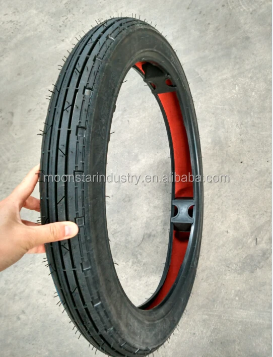 china factory motorcycle tires straight pattern 2.75 18  tubelss tyre  with color inside