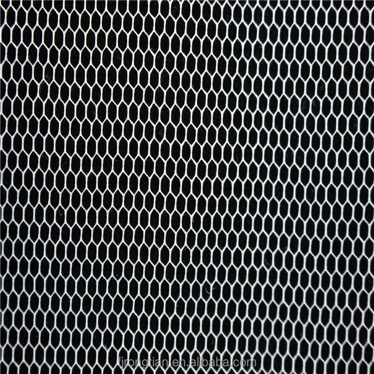 Polyester hexagonal in knitted mesh fabric for mosquito bed net
