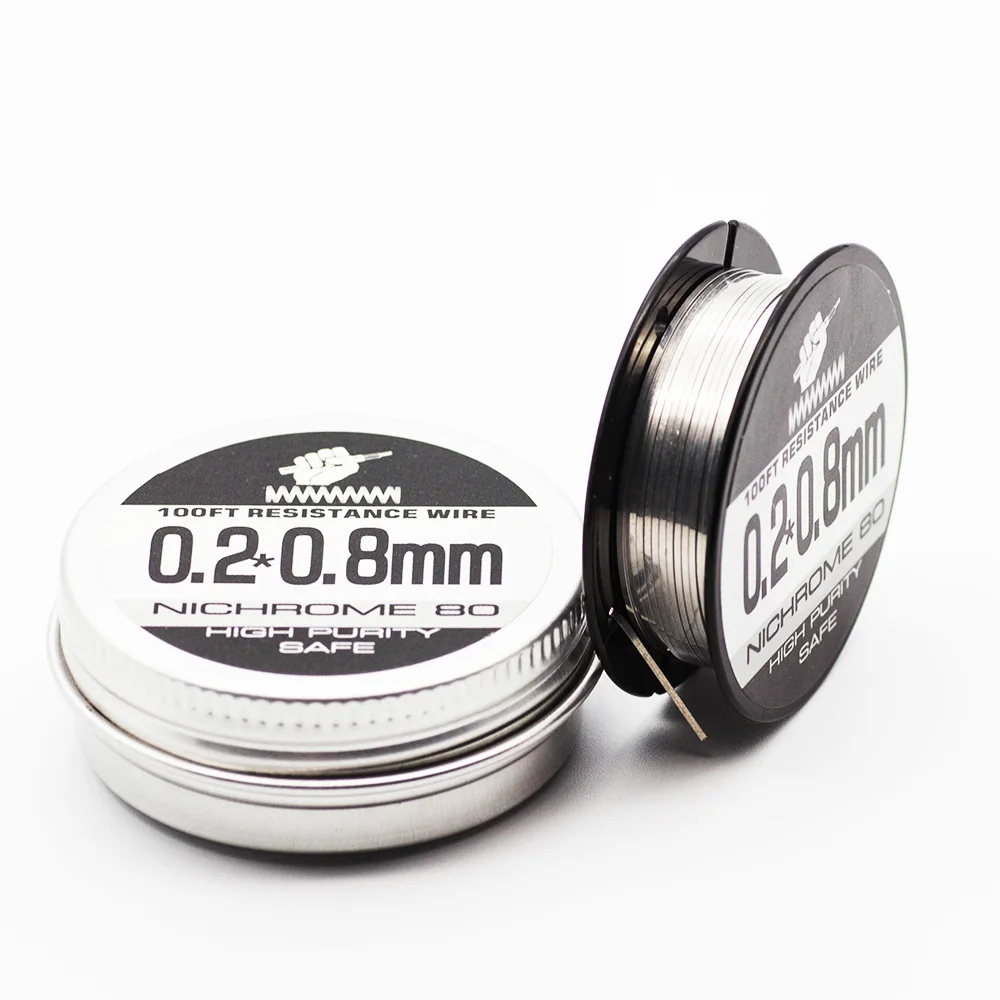 Factory price Suzhou NK brand nichrome ni80 ribbon wire vape