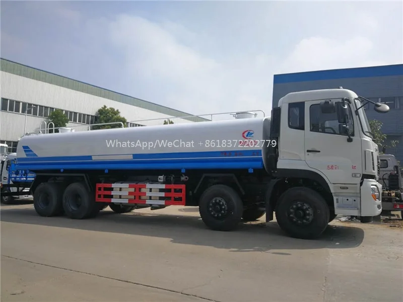 Heavy duty Dongfeng 8x4 drinking water supply 25000 - 35000 liter water tank truck