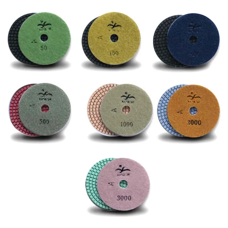 wet 4inch grinder marble sharp polishing pad