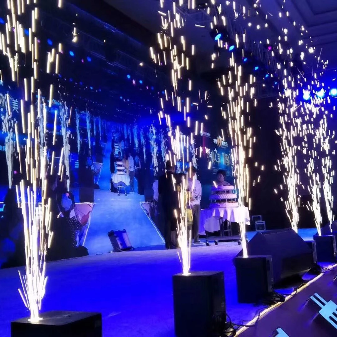 DMX Stage Electric Spark Cold Firework Fountain Machine For Effect Equipment