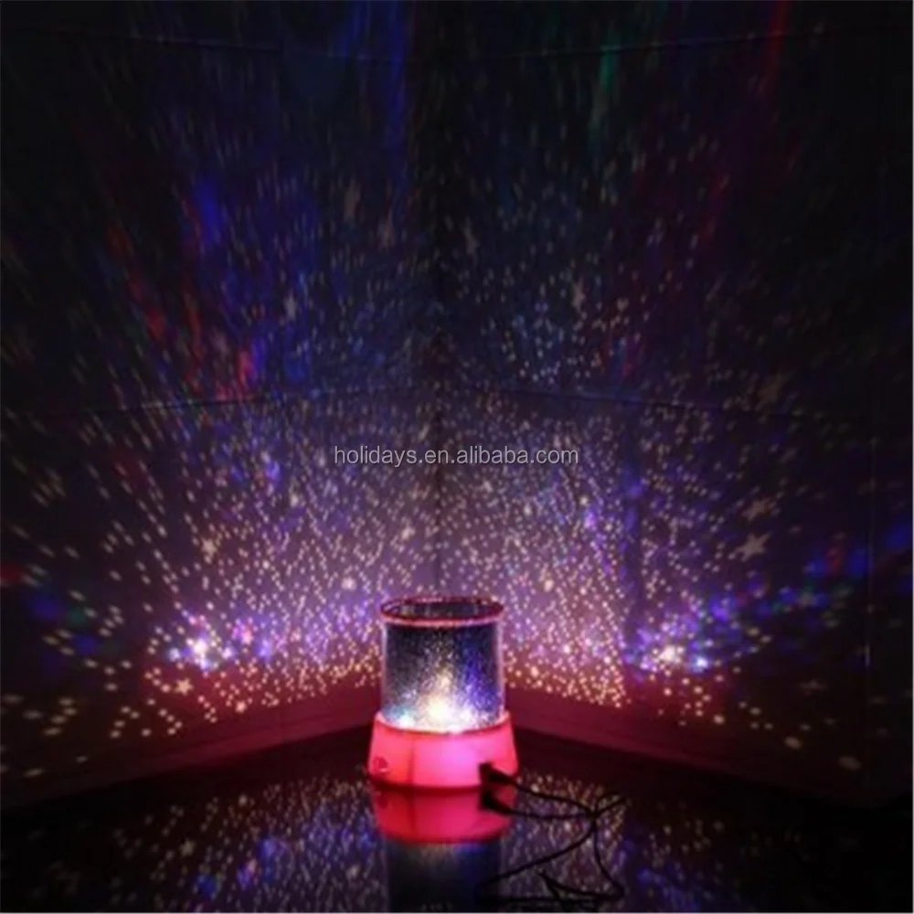 Phonecase Amazing Romantic Pink LED Night Light Projector Lamp, Colorful Star Master Light, Bedside Lights (with USB Cable)