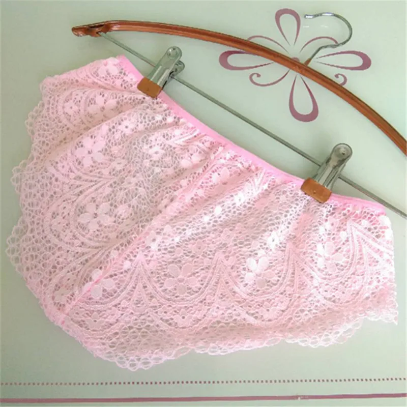 
Lady Hot Hollow Out Lace Transparent Womens Sexy Underwear Lingerie Panties 