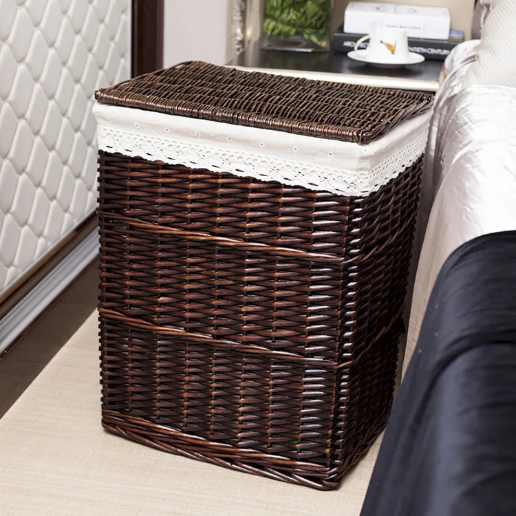 factory price storage wicker basket laundry basket for sale