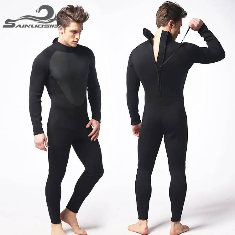 Free Sample China manufacturer surf wetsuit Custom rubber neoprene latex diving scuba suit
