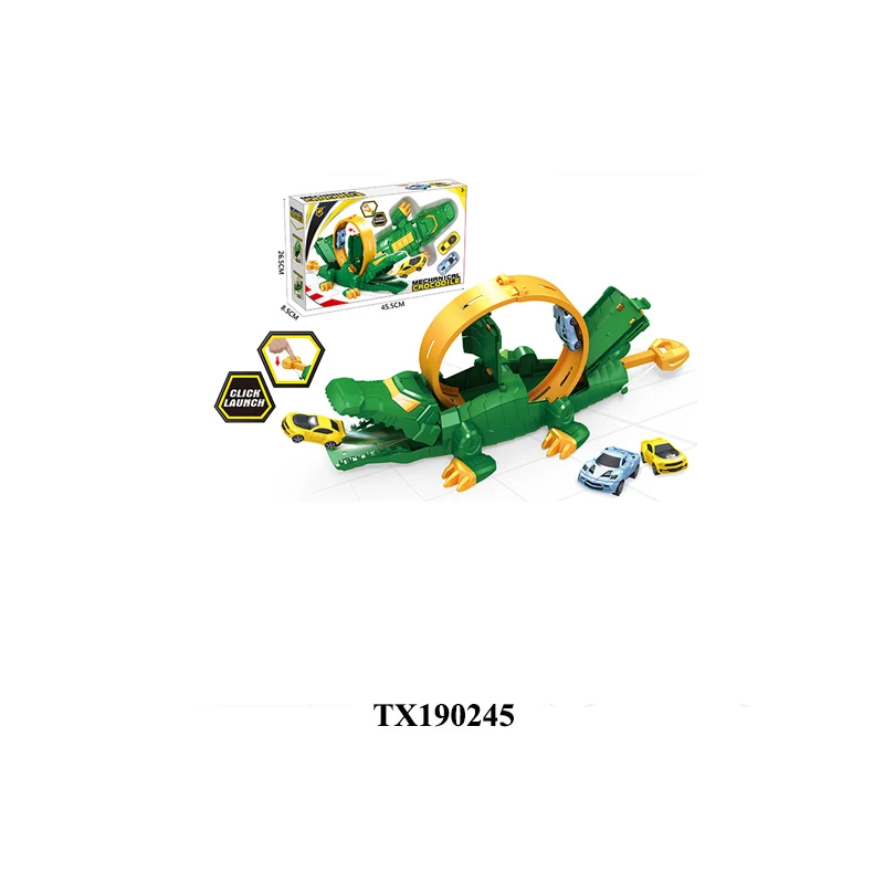 
LAUNCH RAILWAY WITH FREE WHEEL CAR 