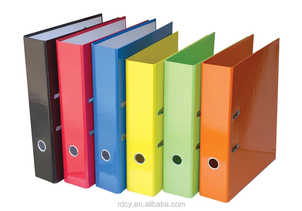 Fashion new design colourful paper file folder lever arch files,metal lever arch file clip,paper file folder lever arch file