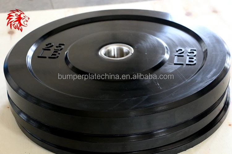 Factory Directly Supply Rubber Bumper Weightlifting Plate For Fitness Training