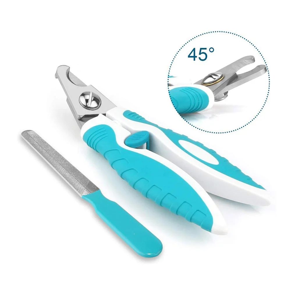High Quality Pet Grooming Safety Scissors dog nail cli ppers and trimmer