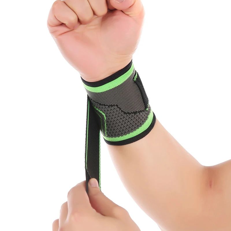 Professional Wristband Sports Safety Adjustable Wrist Support Gym Carpal Badminton Tennis Wrist Wraps