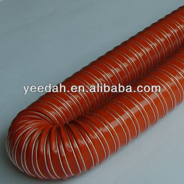 Silicone rubber coated fiberglass tube/pipe/hose pipe