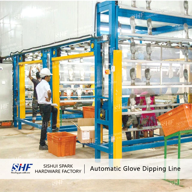 
Cut&Sew NBR/NR Glove Dipping Line/Safety glove making machine 