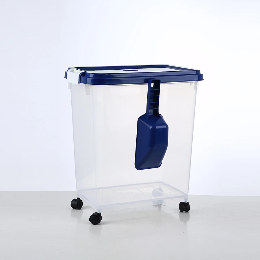 STROBIGO Wholesale Stackable Plastic Airtight Pet Dry Food Storage Bins, Pet Food Containers/
