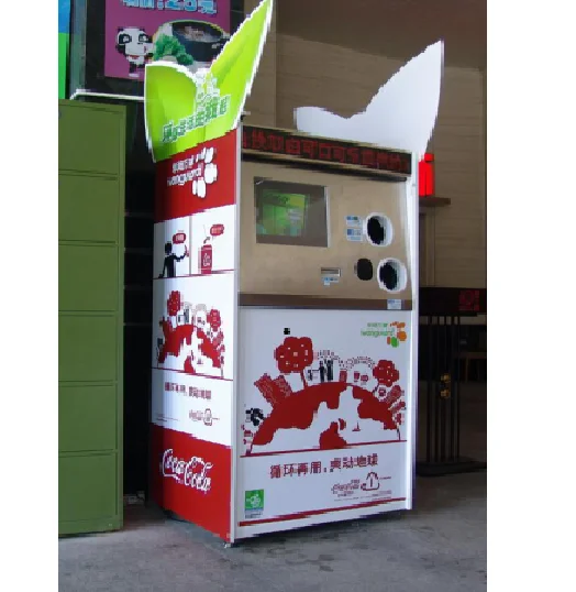 
Bigger capacity reverse vending machine for cans made in china 
