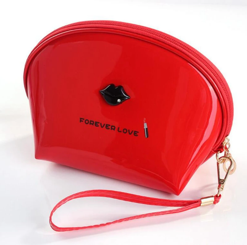 Dreamtop DTF146 fancy candy colors travel toiletry bag women waterproof PU makeup cosmetics