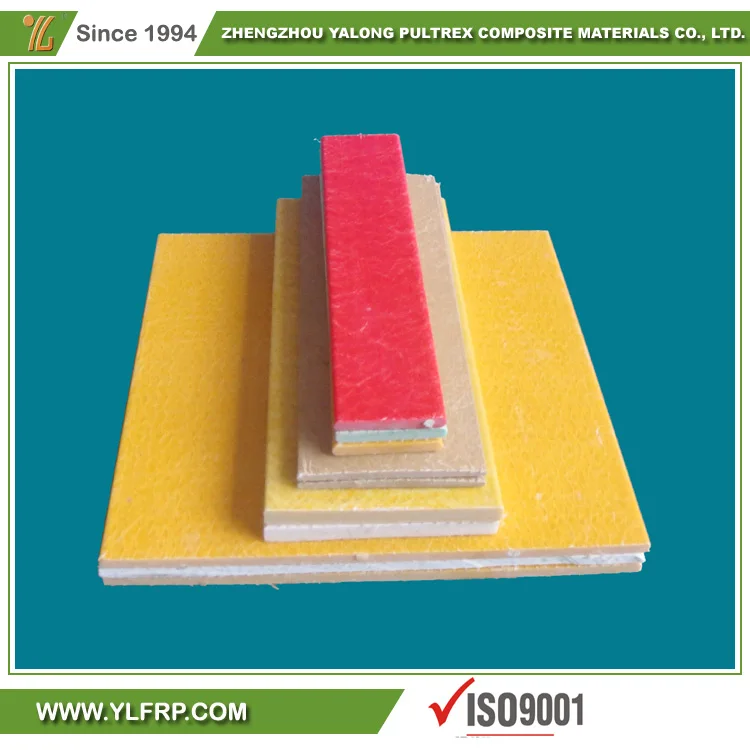 Пултрудированный стекловолокно плоский бар GRP FRP