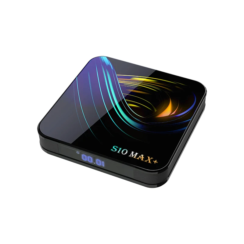Newest Android 9.0 TV Box S10 Max Plus Amlogic S905X3 60FPS Smart Android TV Box