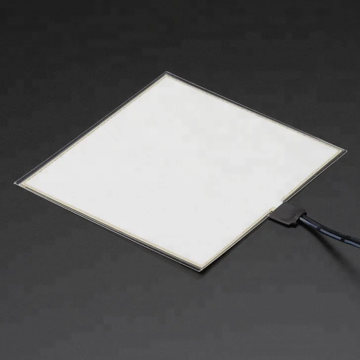 Flexible Customized Cuttable Electroluminescent foil EL Panel Backlight Sheet With DC 12V Inverter