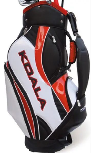 custom sizes make xiamen high quality smart junior new style white antique leather golf cart bags