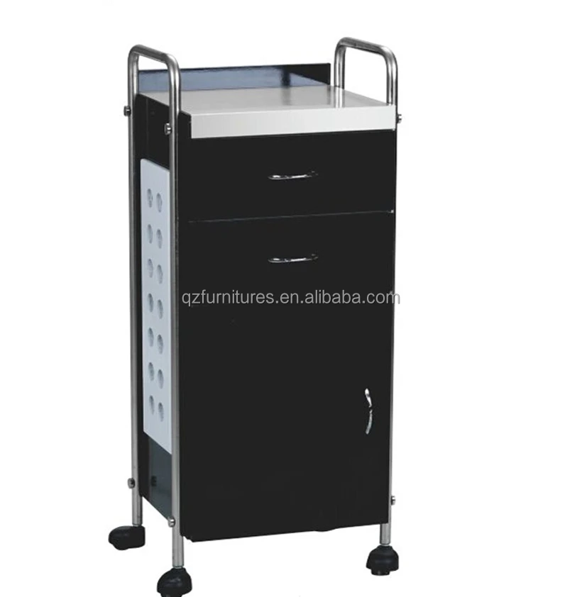 Hot sale salon hair product trolley price QZ-JX364