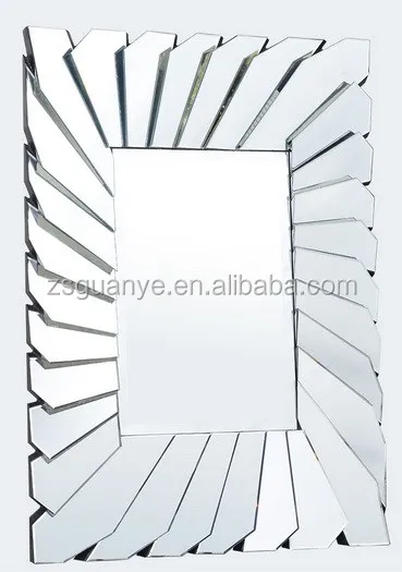 Modern Hot selling Handmade Unique Contemporary 3D Wall art decor mirror for Living room Hotel