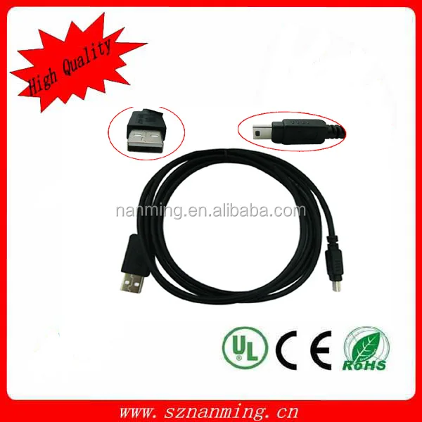 Оптовая продажа экранированной витой пары мини-b 5 контакт. usb кабель