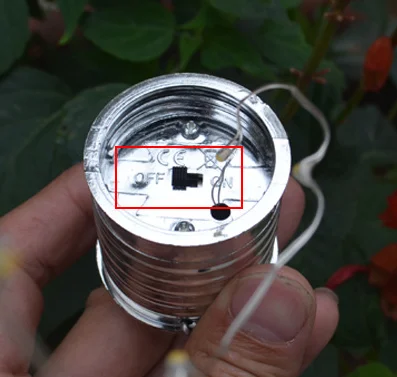 
Holiday lighting garden outdoor solar string light led bulb 