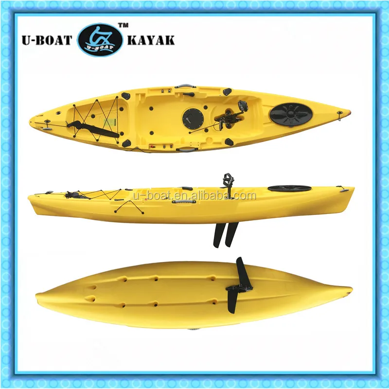 NEW designed pedal drive single fishing kayak fishing boat for your interested