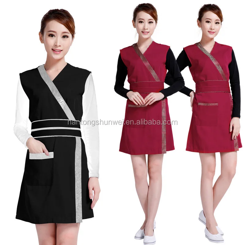 beautician dressing haircut dresser nail dresser apron and dressing