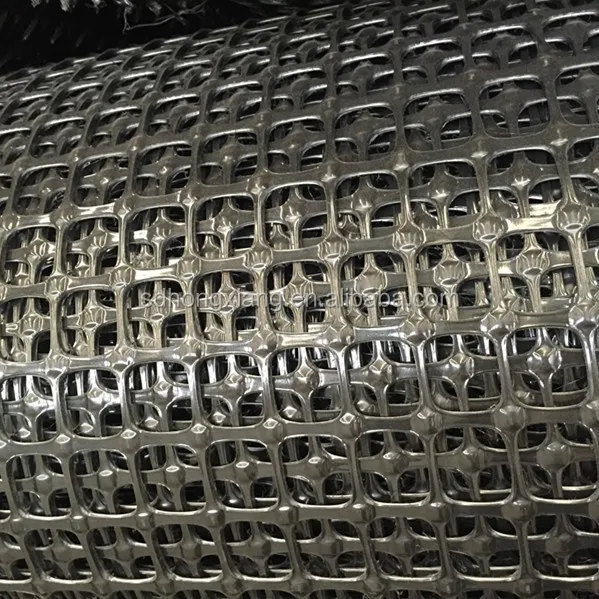 
PP uniaxial plastic geogrid for road reinforcement 