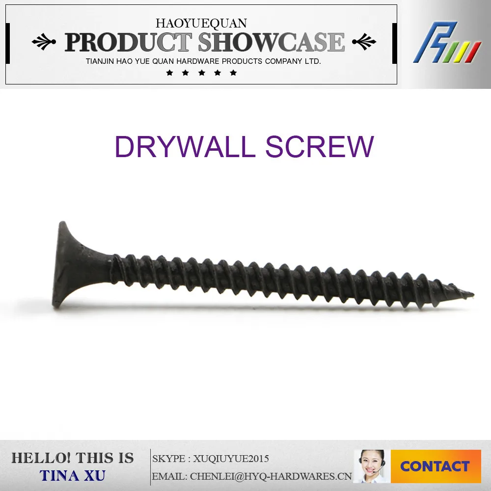 Высокая прочность самонарезающий винты с потайной головкой шуруп Philips диск черный поставщик