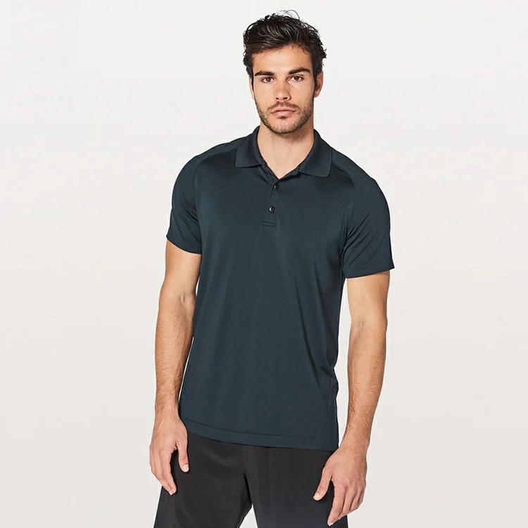 Quick Dry Breathable Mesh Design Men Polo T Shirt