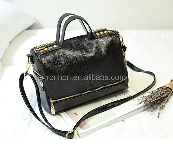 
China Supplier Wholesale PU hand tote bag, fashion hand bag with factory direct supply 
