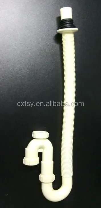 
sink basin U-bended sewer tube , wash basin waste sewer,sink bottle Plumbing trap 