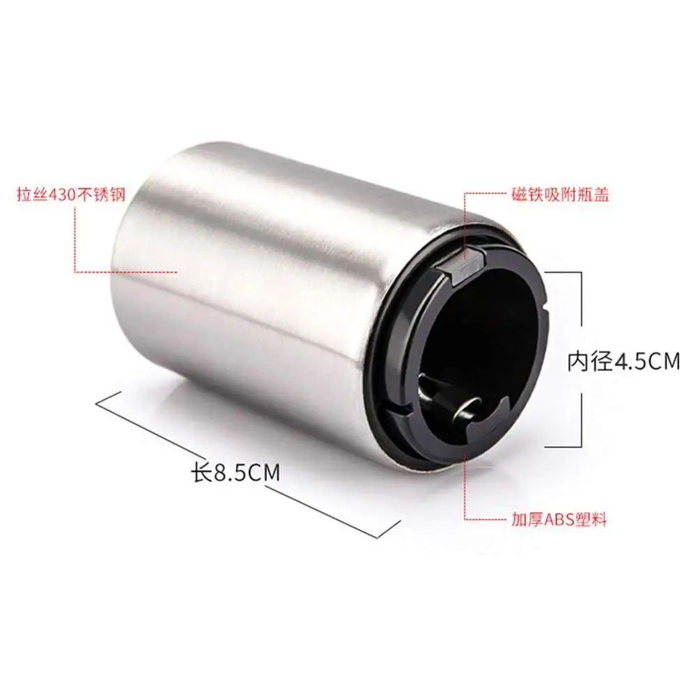 Cheap Bulk Promotion Stainless Steel Push Down Pop Top Beer Bottle Opener