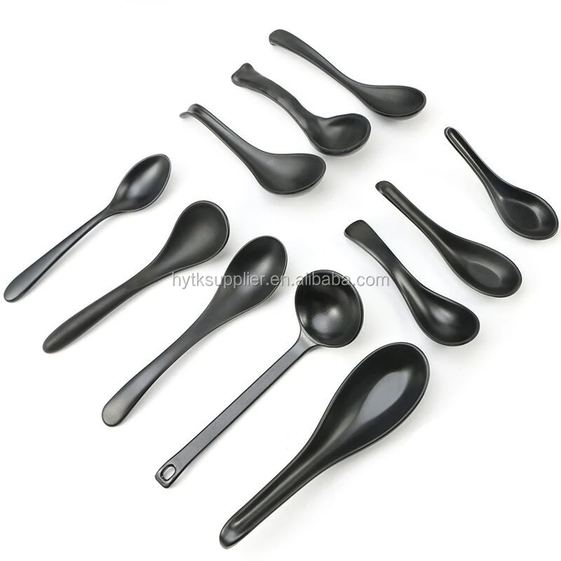 Bulk buy melamine chinese soup spoon,plastic ramen spoons