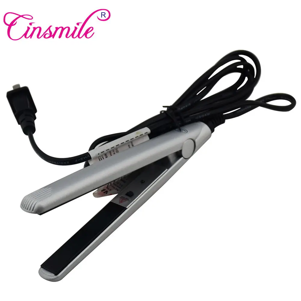 Portable Hair styling straighteners Mini Travel Flat Hair Straightening Irons